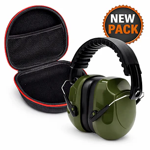 Pack Audífonos Canceladores de Ruido 34 dB + Estuche Rígido Protector