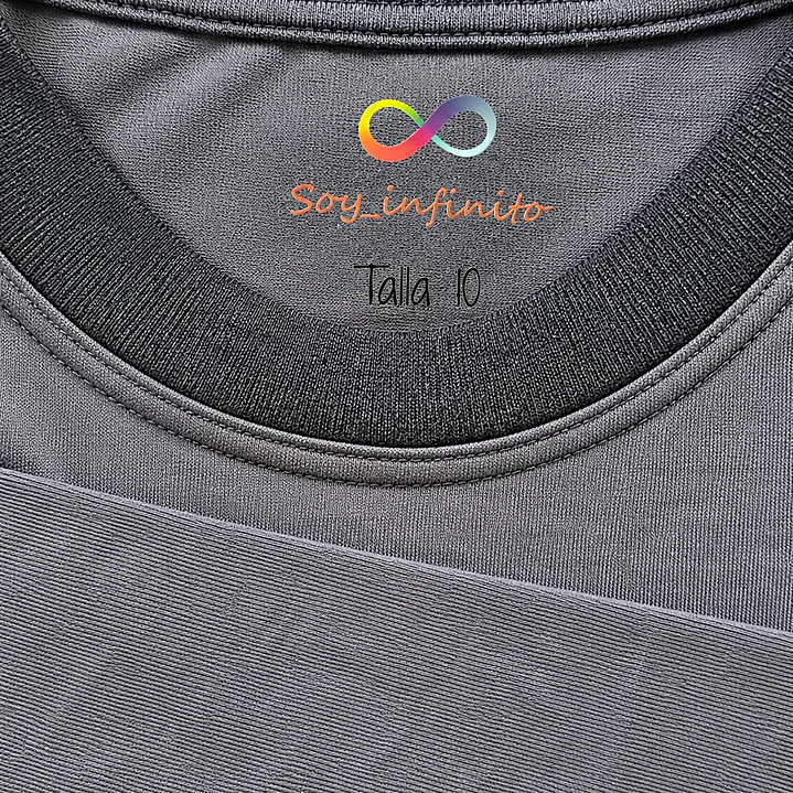 Camiseta Sensorial Manga Larga – Sin Etiquetas | Soy Infinito 1
