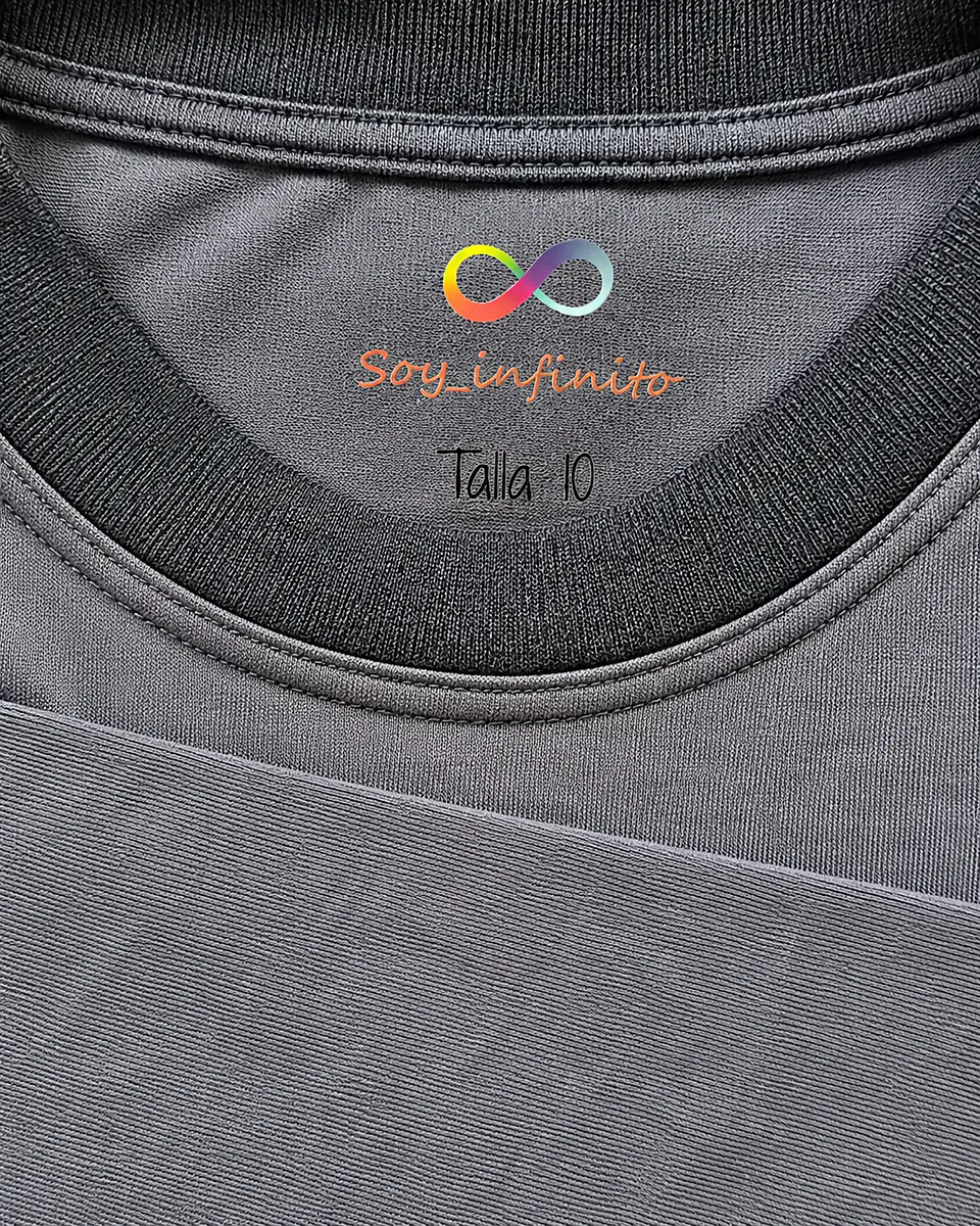 Camiseta Sensorial Manga Larga – Sin Etiquetas | Soy Infinito 3