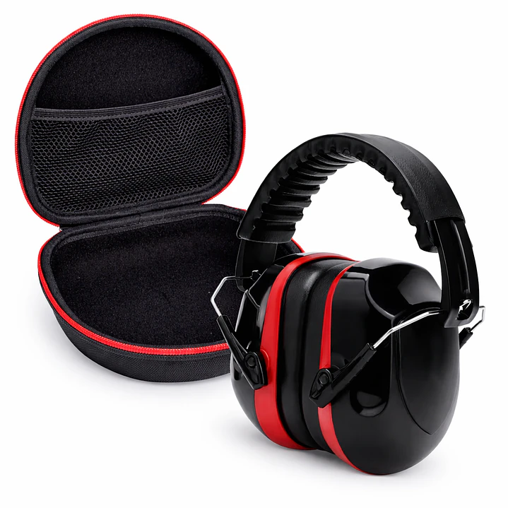 Pack Audífonos Canceladores de Ruido 34 dB + Estuche Rígido Protector 3
