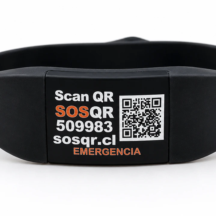 Dispositivo de Emergencia con Código QR Personalizable 3