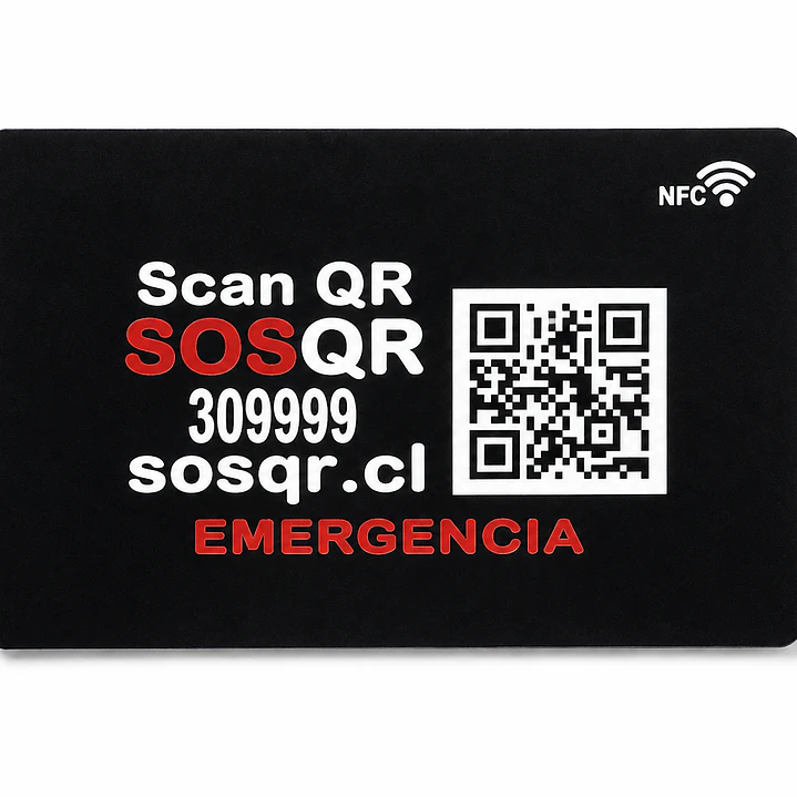 Dispositivo de Emergencia con Código QR Personalizable 8