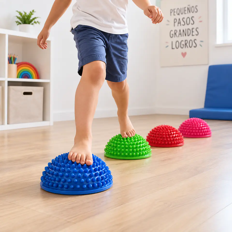 Pack 4 Mini Bosu Sensoriales para Equilibrio 2