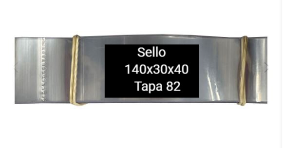 Sellos seguridad Termo contraíbles Para Frascos Tapa 82mm. 100u.