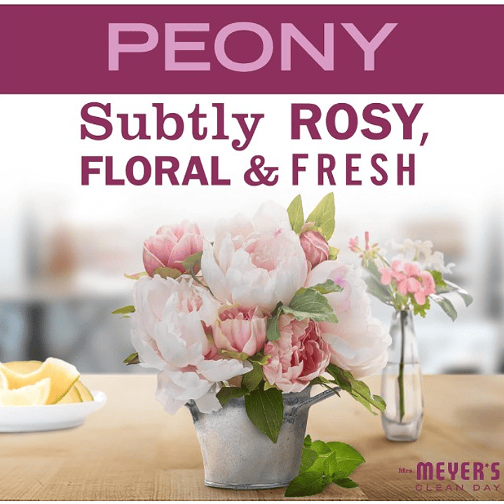 Pack 2 Lavalozas Líquido Mrs Meyer's 473 ml (fragancia Peonía)  3