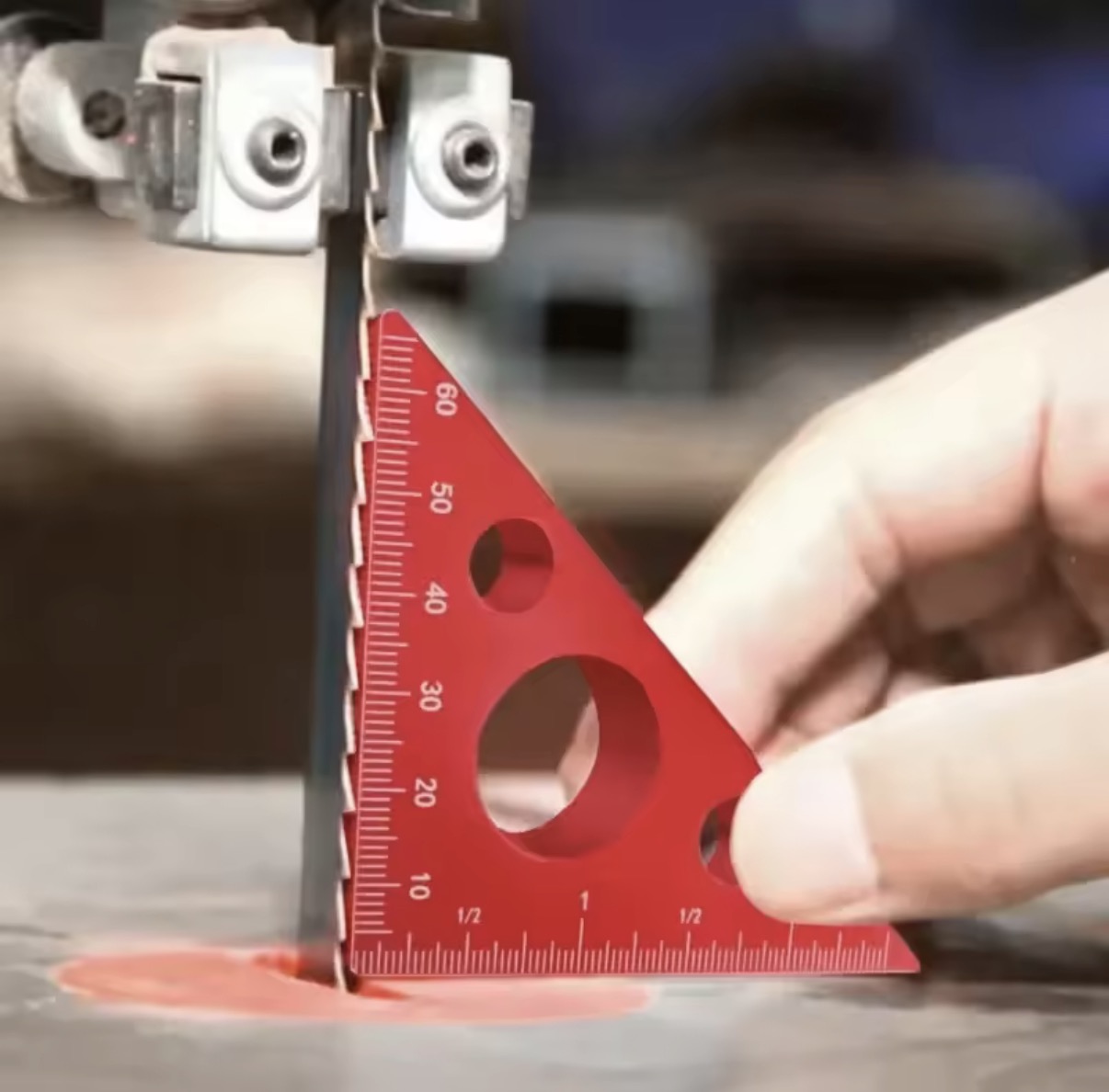 Escuadra Calibración, Precisión Profesional 45° 90° Aluminio Mecanizado