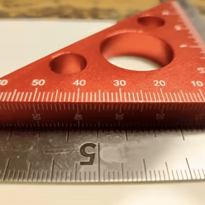 Escuadra Calibración, Precisión Profesional 45° 90° Aluminio Mecanizado  9