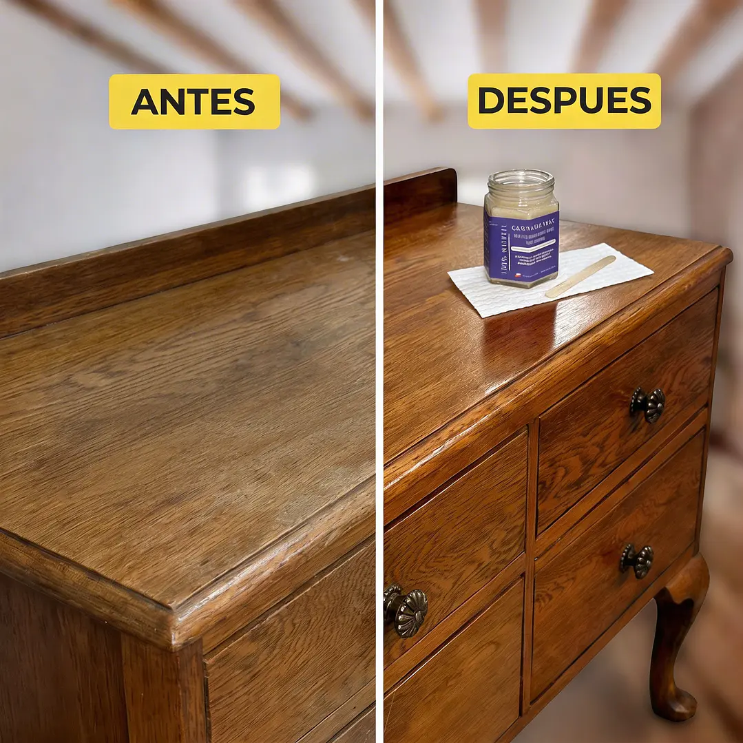 Cera De Carnauba Y Abejas, Sellador Para Maderas Y Cueros. 2