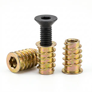 Set de 10, 50, 100 Insertos Tuerca de Encastre M8x20 para Madera y Muebles