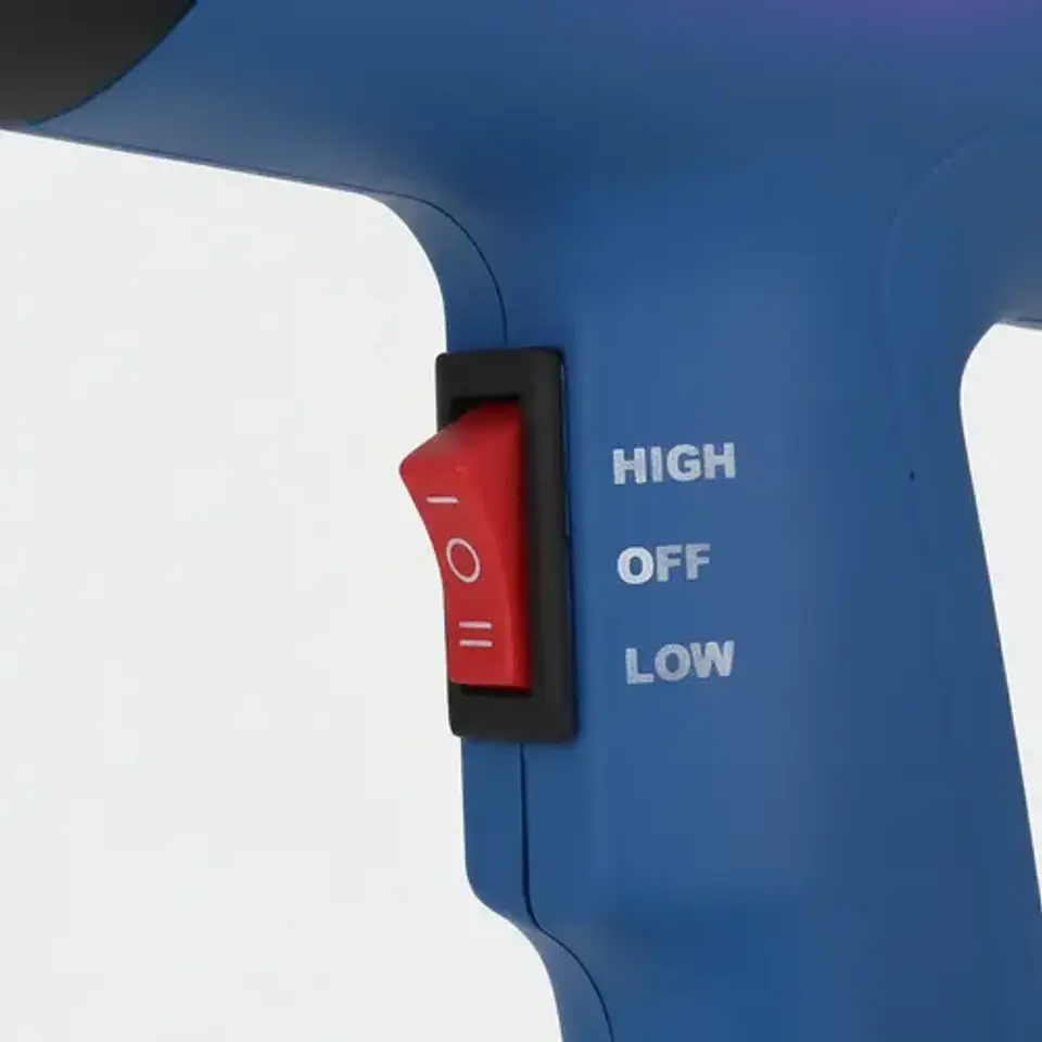 Pistola De Calor Aire Caliente 2000w 300-520 °c Magicstore Azul 9