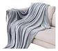 Frazada Polar Termica King Homely Manta 200x230cm 1015 Gramo Color Gris 1015 G - Miniatura 1