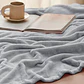 Frazada Polar Termica King Homely Manta 200x230cm 1015 Gramo Color Gris 1015 G - Miniatura 3
