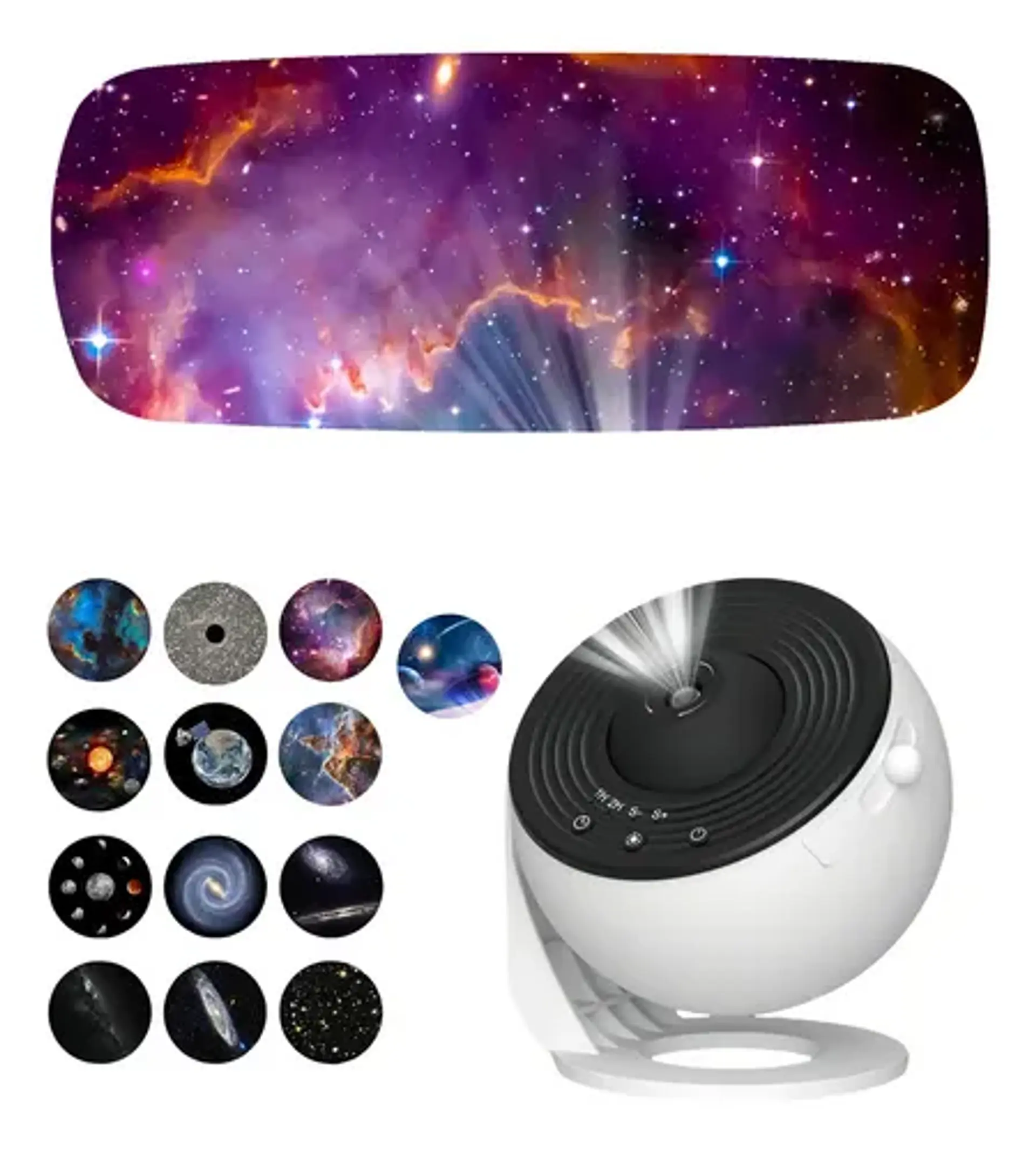 Luz Genérica Galaxy Lamp Color Blanco 10cm X 10cm X 10cm De Diámetro 6