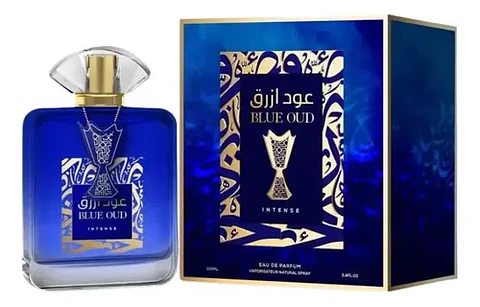 Perfume Amaderado Hombre Afaq Blue Oud Intense Edp Spray 100ml Cruelty Free