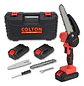 Sierra Eléctrica Multifuncional Colton Portatil 6 Pulgadas + 2 Baterías Recargables Negro 50 Hz/60 Hz - Miniatura 1