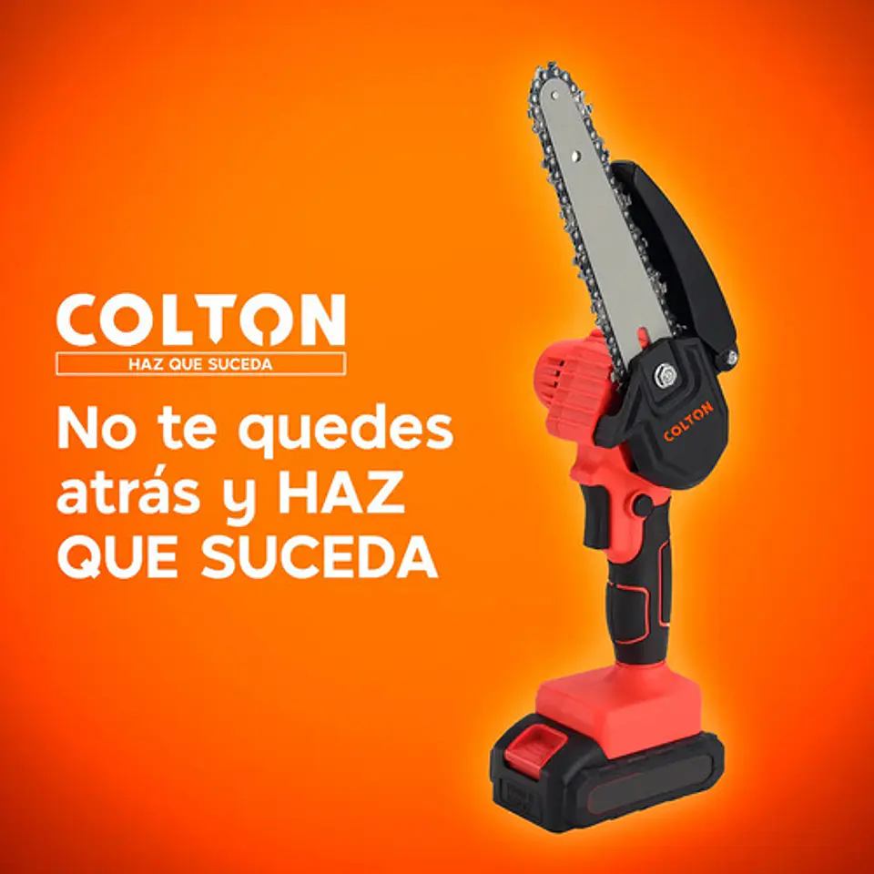 Sierra Eléctrica Multifuncional Colton Portatil 6 Pulgadas + 2 Baterías Recargables Negro 50 Hz/60 Hz 7