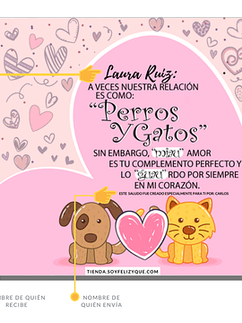 Como perros y gatos