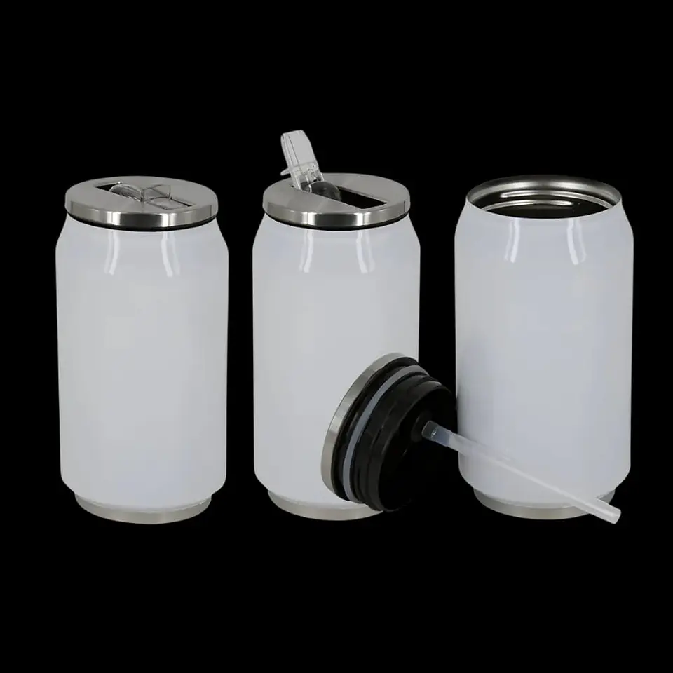 Botella tipo lata blanca 1