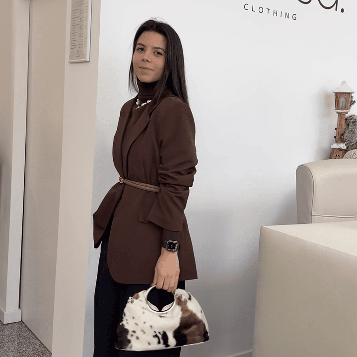 Blazer Castanho oversized  4