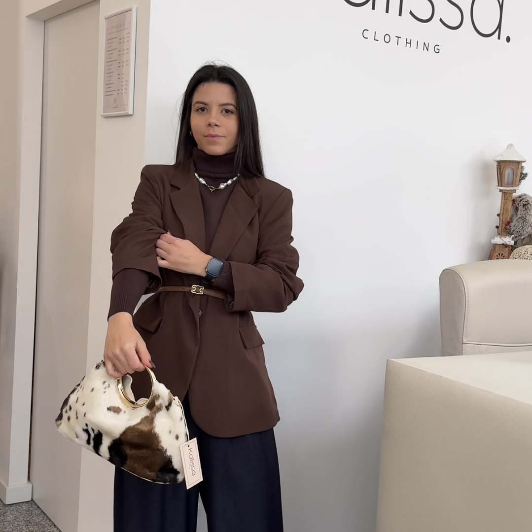 Blazer Castanho oversized  1