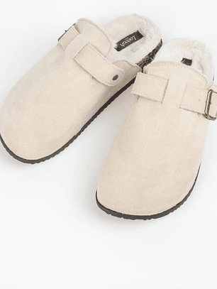 CLOGS DE PELO E SOLA DE CORTIÇA
