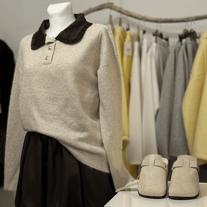 POLO COM GOLA DE BOMBAZINA 3