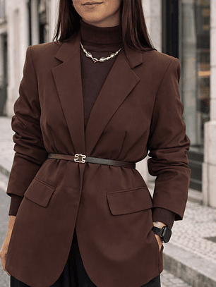 Blazer Castanho oversized 