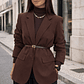 Blazer Castanho oversized  - thumbnail 1
