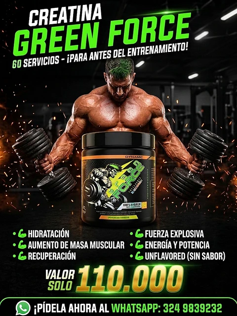 Creatina Green force 300 gr 