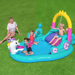 Piscina Inflable Centro de Juegos Bestway Unicornio Mágico