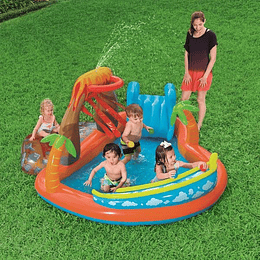 Piscina Inflable Centro de Juegos Bestway Lava Lagoon