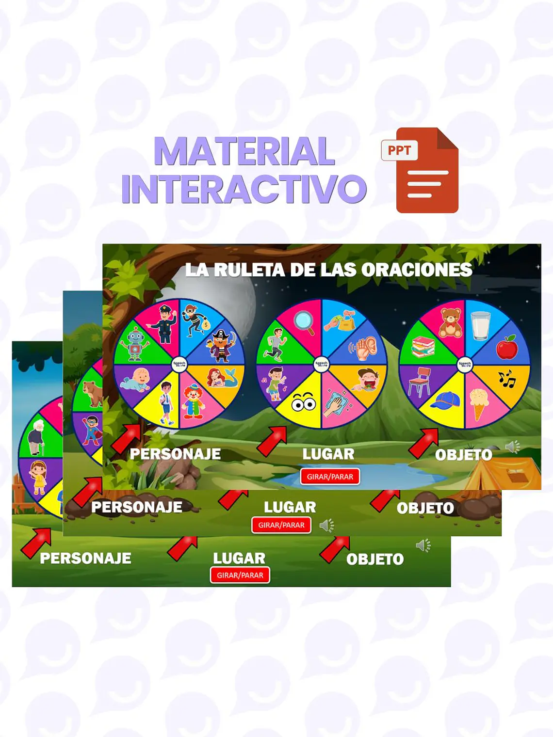 RULETA DE ORACIONES - MATERIAL DIGITAL INTERACTIVO 2