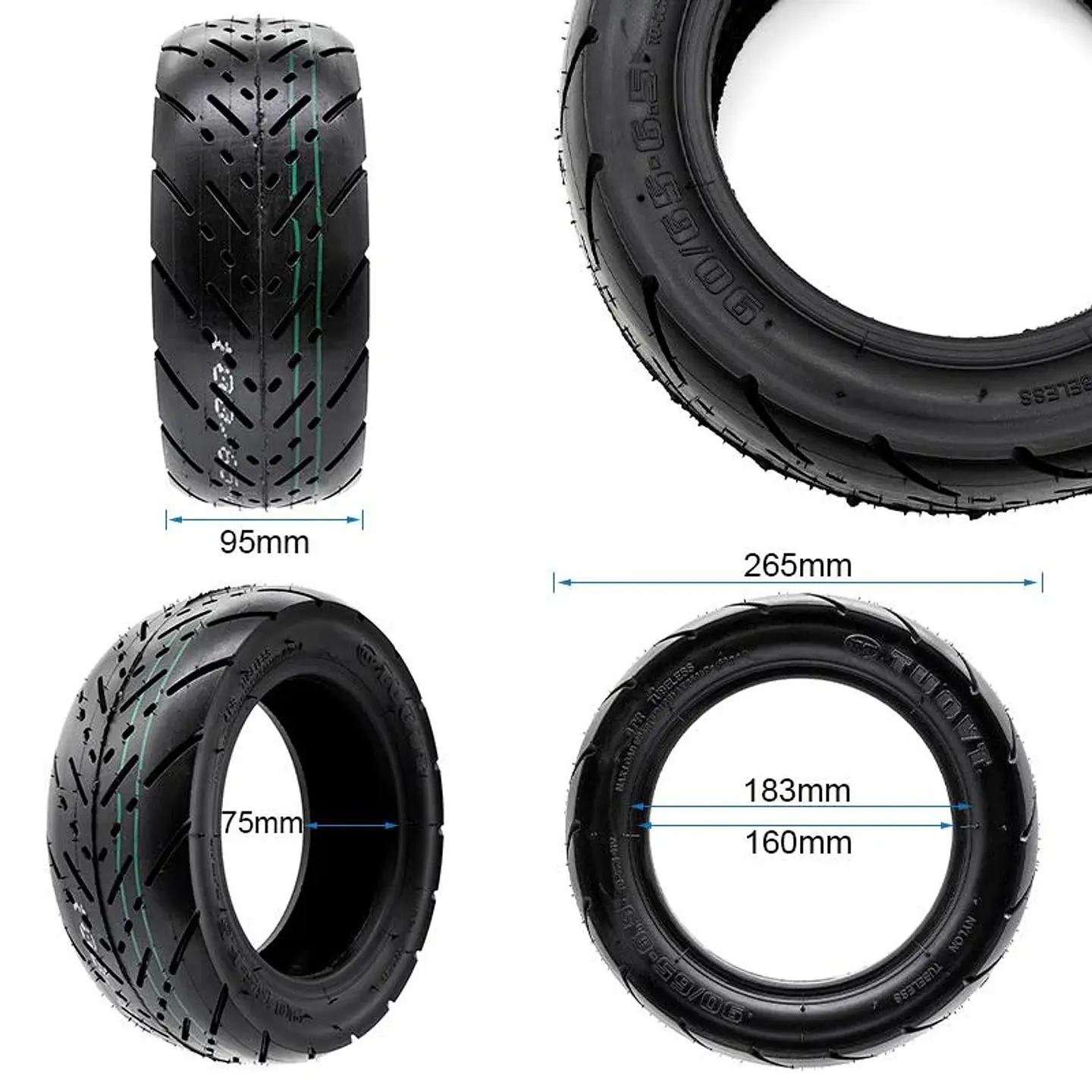 Pneu Tubeless 90/65-6,5 [TUOVT]  4