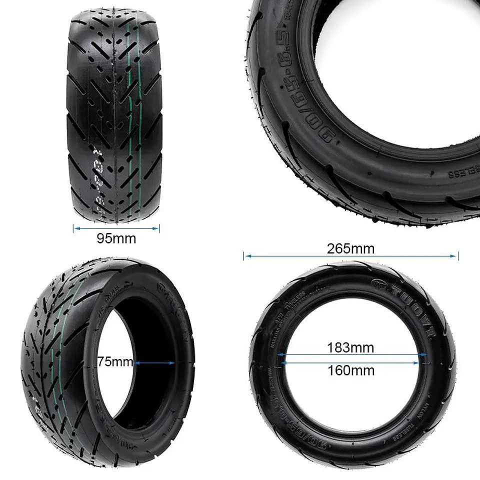 Pneu Tubeless 90/65-6,5 [TUOVT]  4