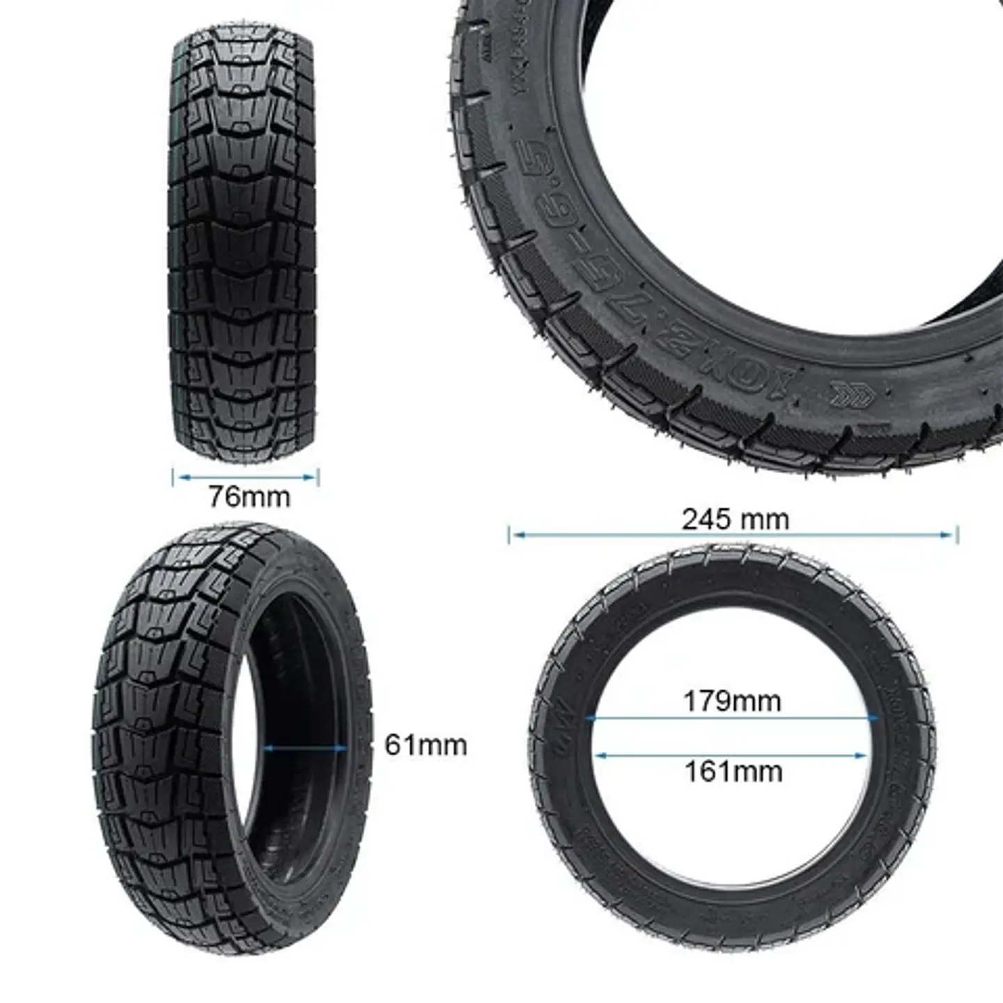 Pneu Tubeless Offroad 10×2,75-6,5 Sans gel 4