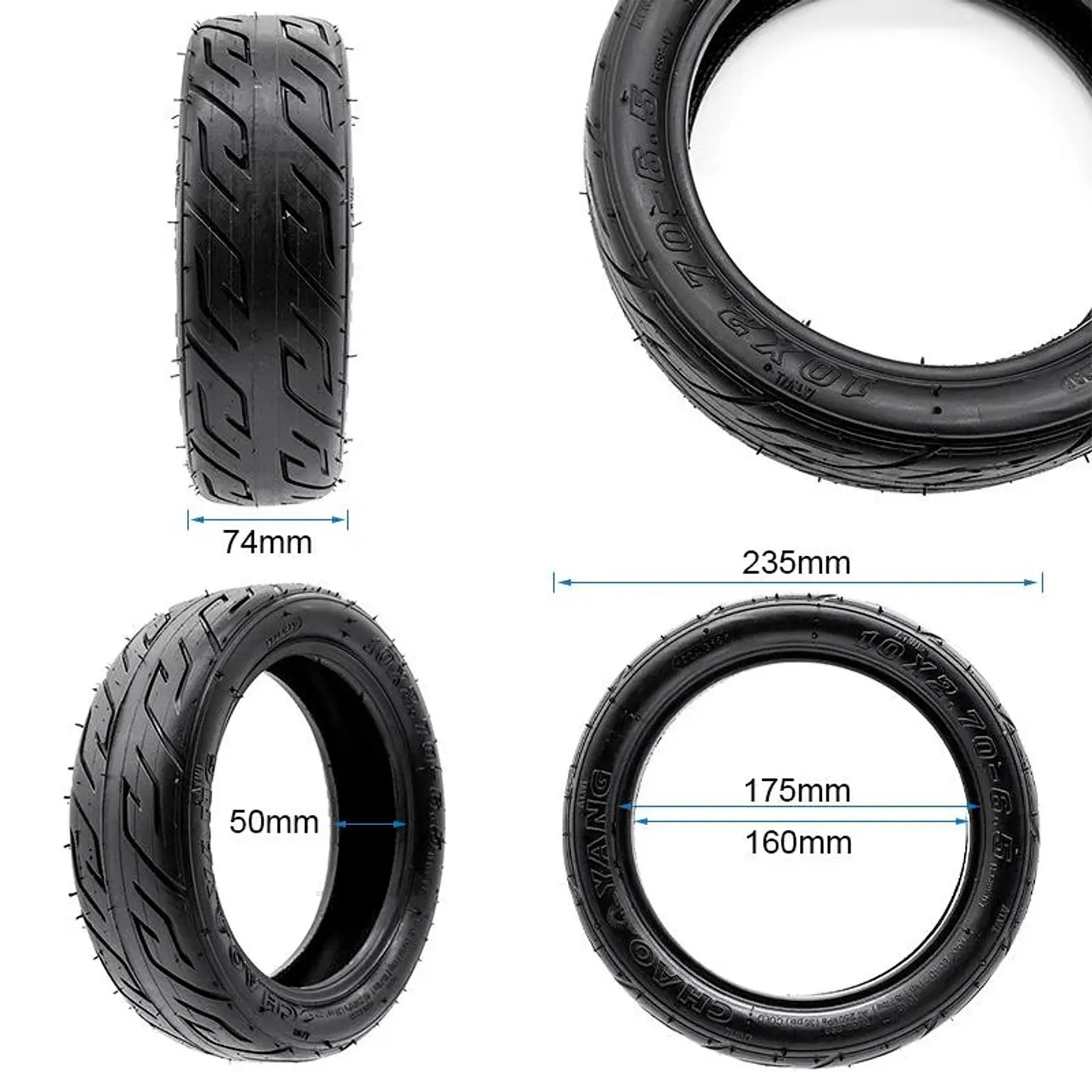 Pneu Tubeless 10x2,7-6,5  4