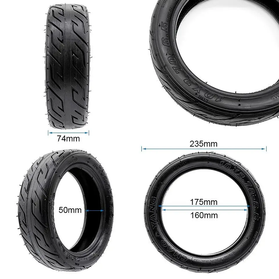 Pneu Tubeless 10x2,7-6,5  4