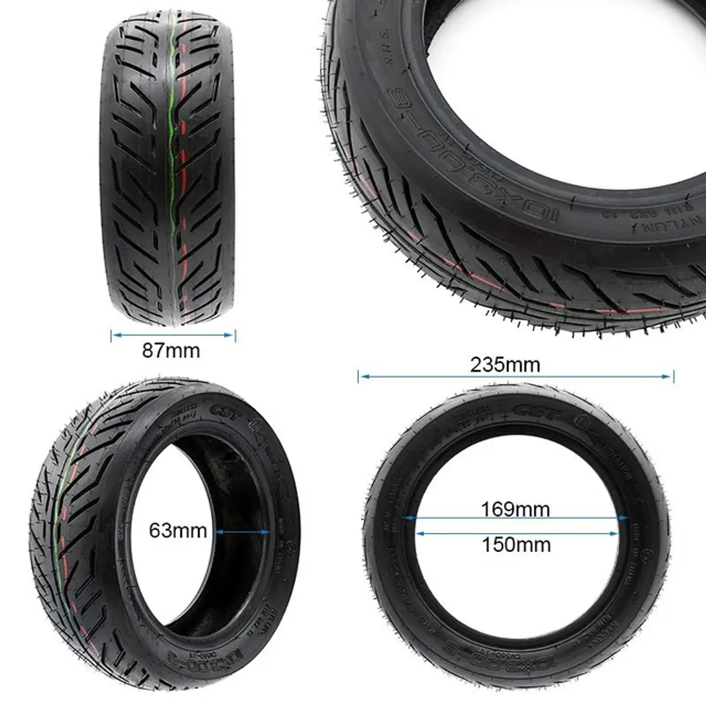 Pneu Tubeless 10x3-6 CST 4