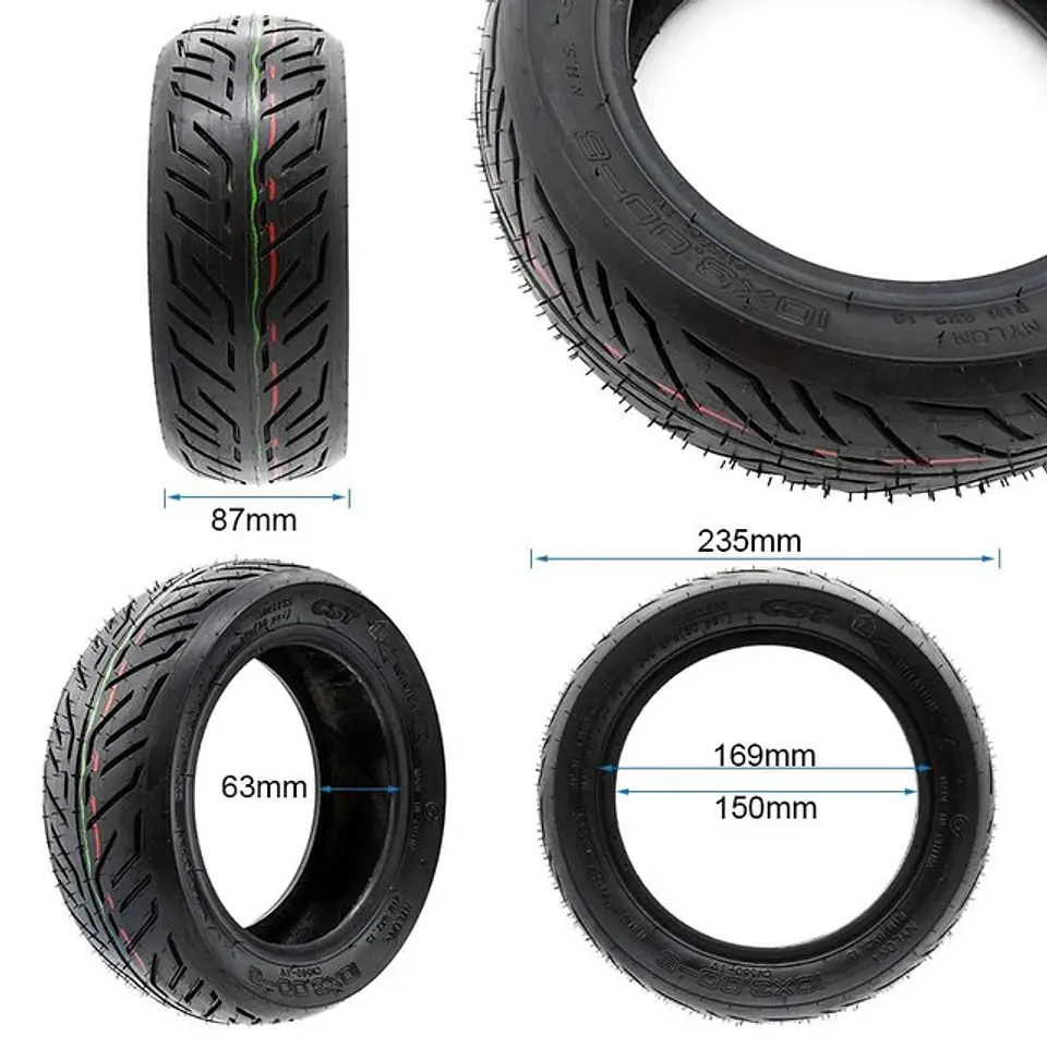 Pneu Tubeless 10x3-6 CST 4