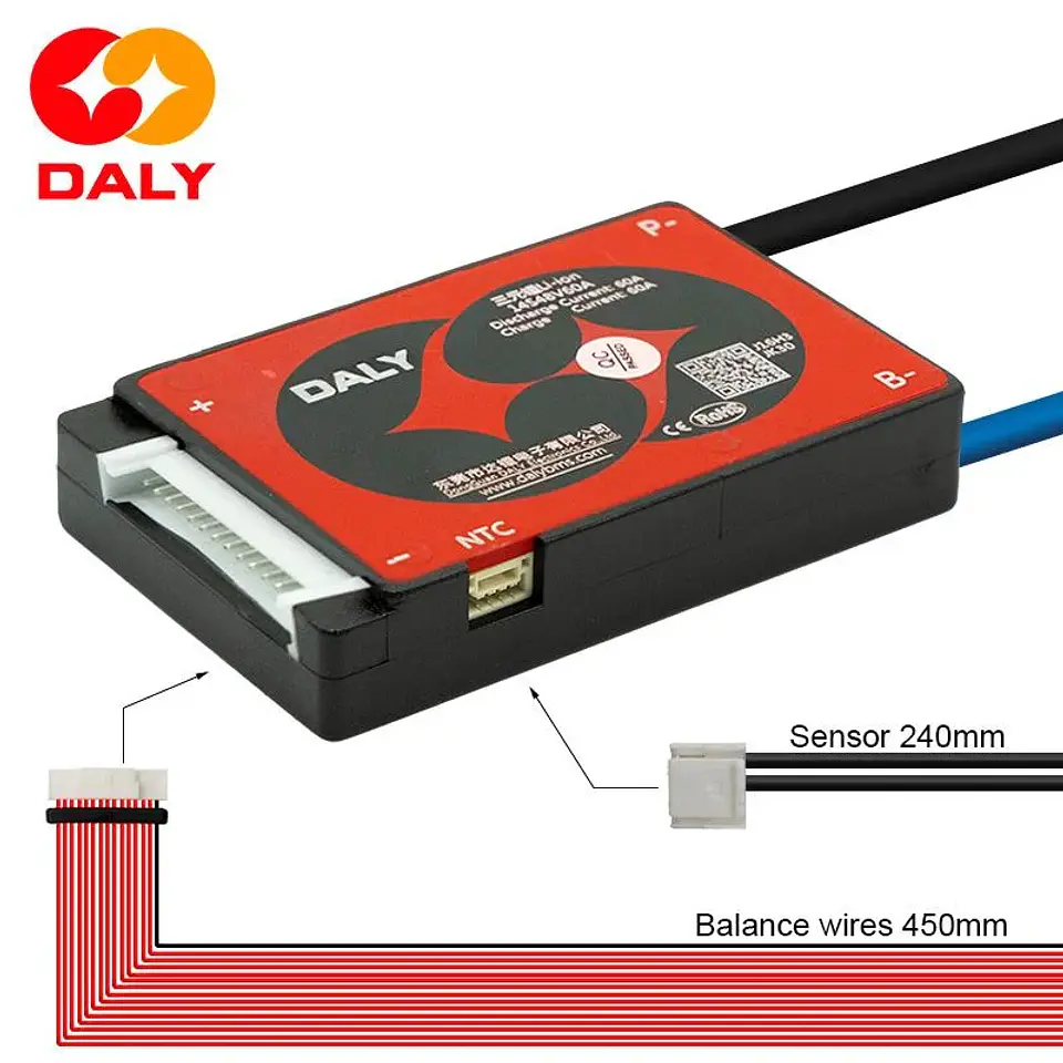 BMS 14S 52V 60A [DALY] Nouvelle generation 3