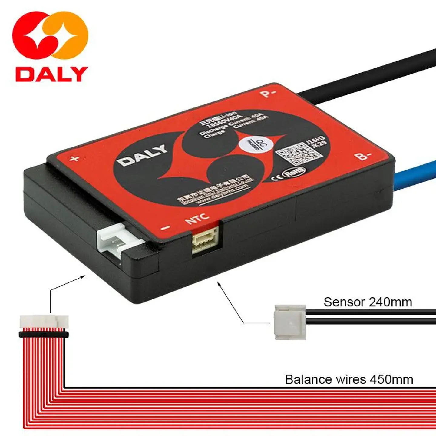 BMS 16S 60V 40A [DALY] Nouvelle generation 1