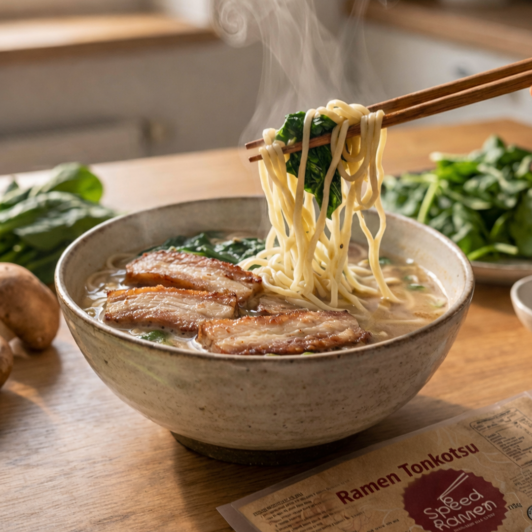 Pack Speed Ramen Tonkotsu (4) 4