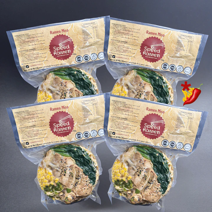 Pack Speed Ramen Miso Cerdo🥩 (4) 2