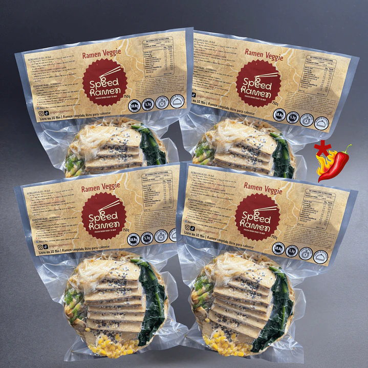 Pack Speed Ramen Miso Veggie 🌱 (4) 1