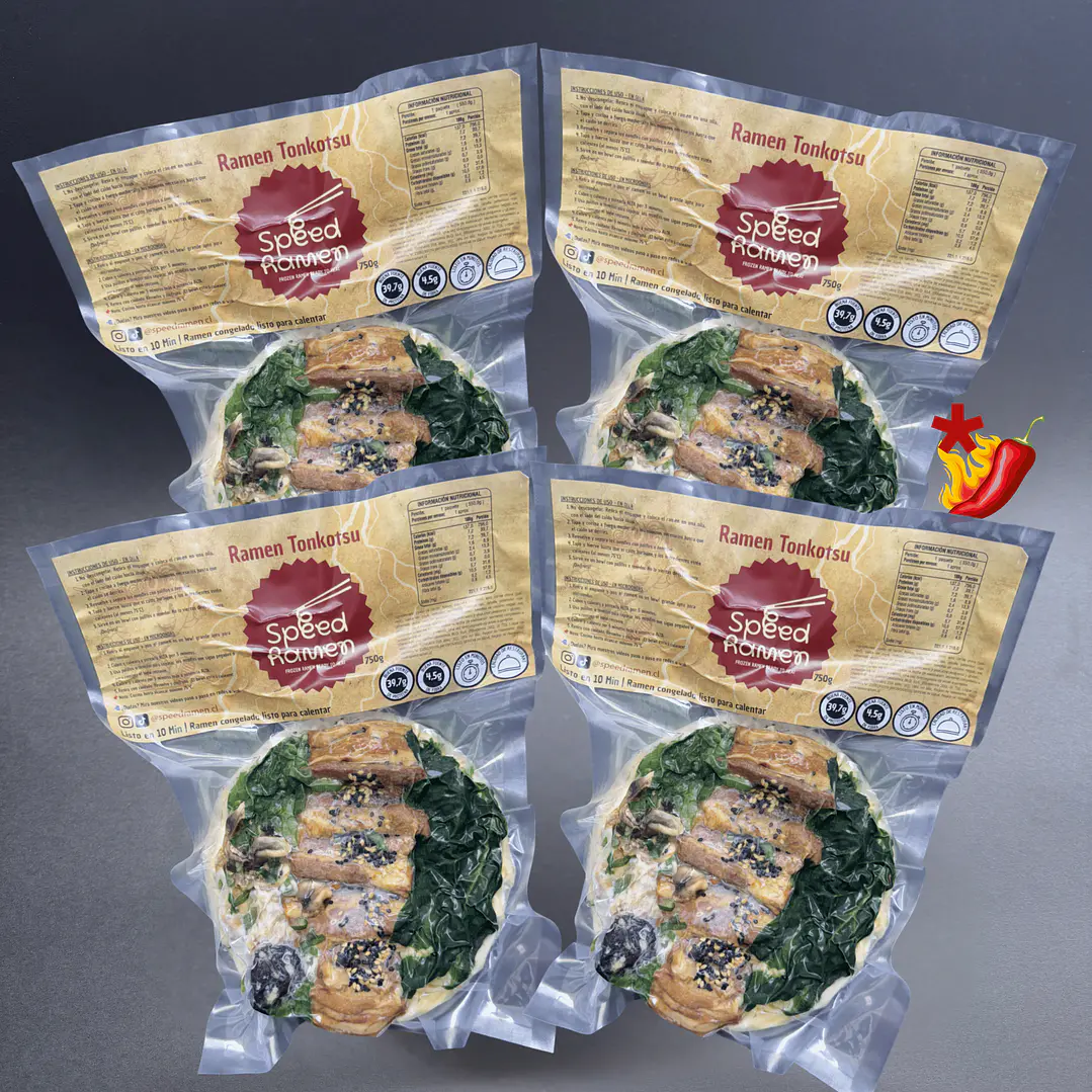 Pack Speed Ramen Tonkotsu (4) 2