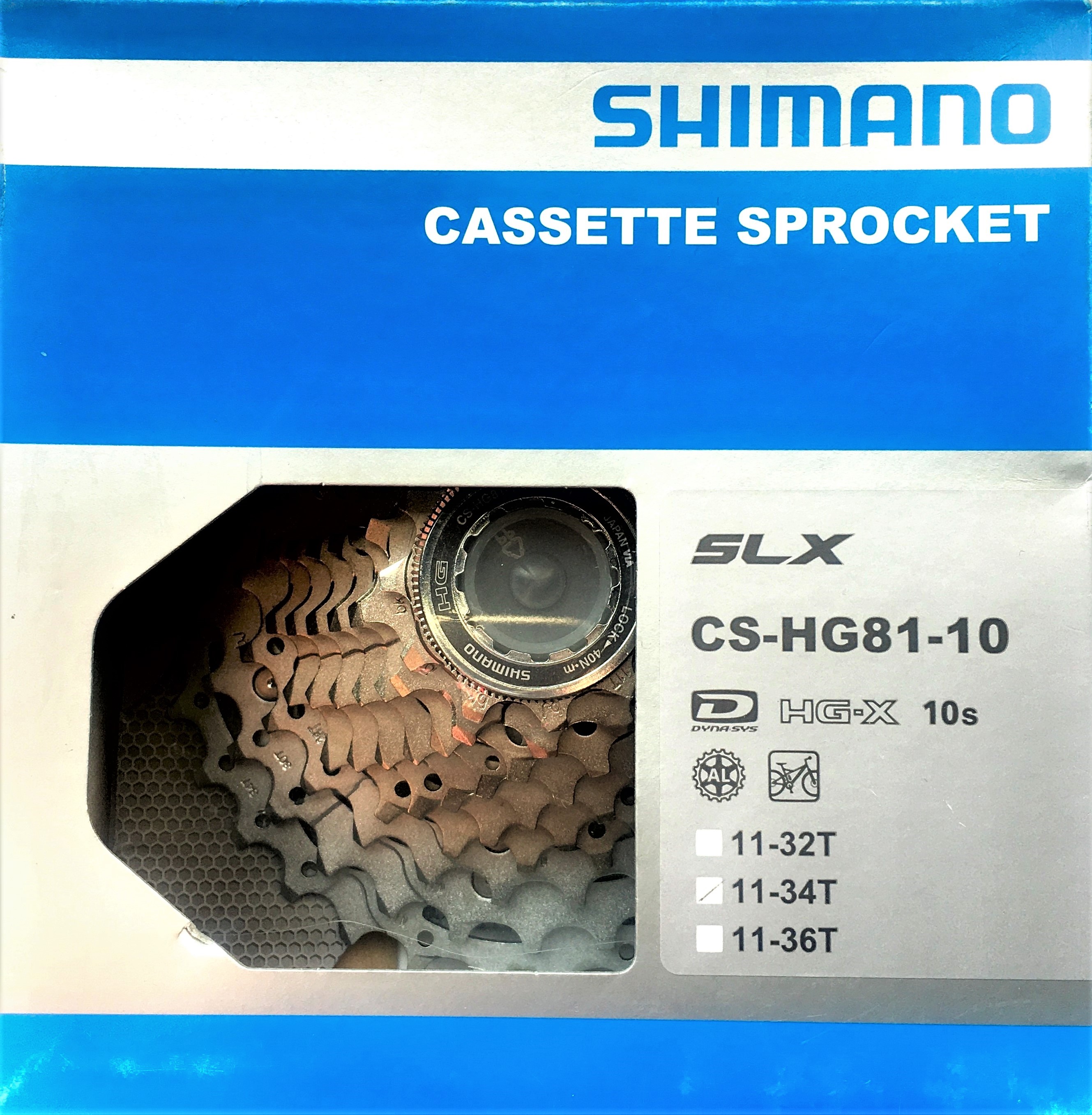 Piñon Shimano SLX CS-HG81 10v (11-34t)