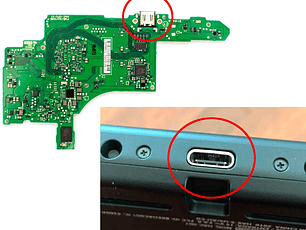 Cambio de Conector Nintendo Switch Neo/Lite  