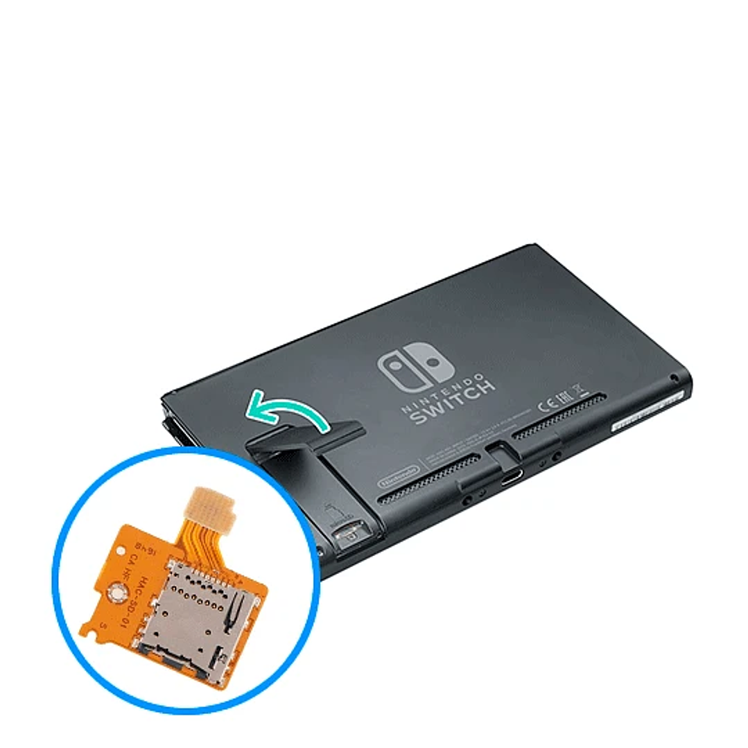 Cambio Lector MicroSD Consola Nintendo Switch 1