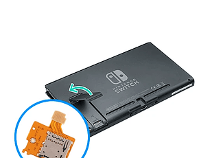 Cambio Lector MicroSD Consola Nintendo Switch