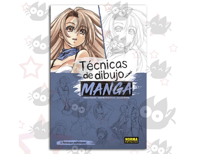 Técnicas de Dibujo de Manga Vol.3 - 3 Personajes Inolvidables 